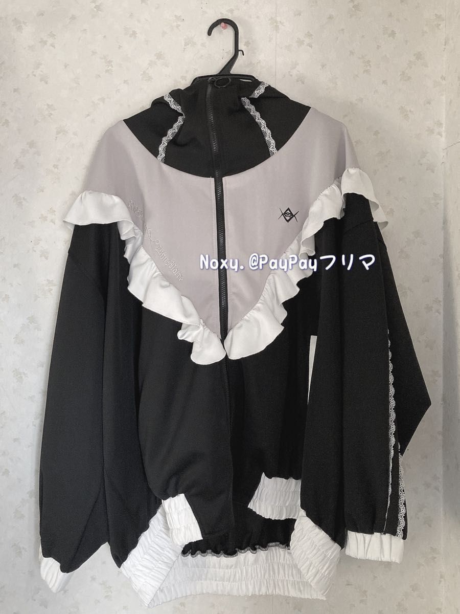dimmoire REFLEM レフレム コラボ フリル ジップアップ ジャージ dimmoire REFLEM レフレム コラボ フリル ジップアップ ジャージ