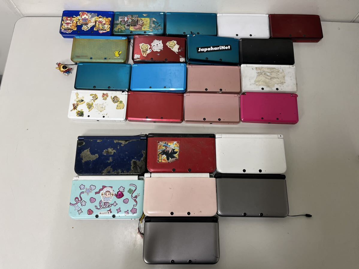 F653 任天堂 Nintendo ニンテンドー 3DS 17台 3DSLL 6台 NEW3DSLL 1台 24台セット の画像1