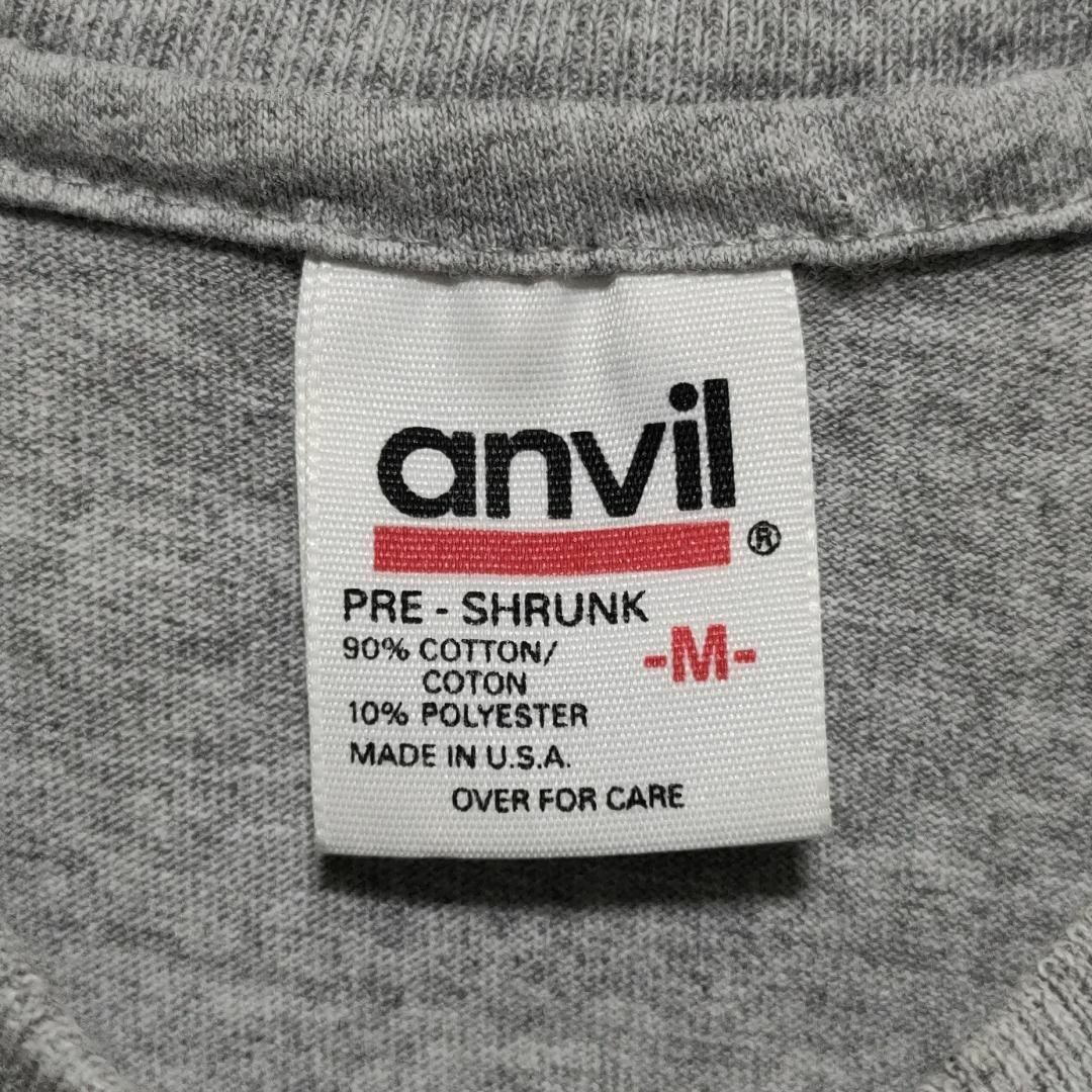 【617】90s USA製 anvil Vintage アンビル ヴィンテージ シングルステッチン Tシャツ 古着 SAVE THE AMENITY 