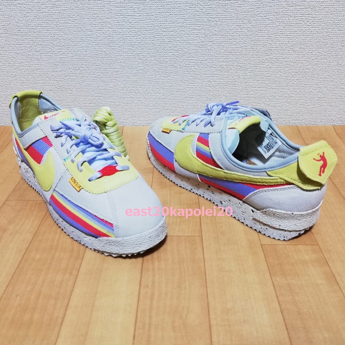 新品 NIKE CORTEZ SP × UNION ナイキ コルテッツ ユニオン コラボ LEMON FROST レモンフロスト メンズ スニーカー 27.5 未使用 DR1413-100