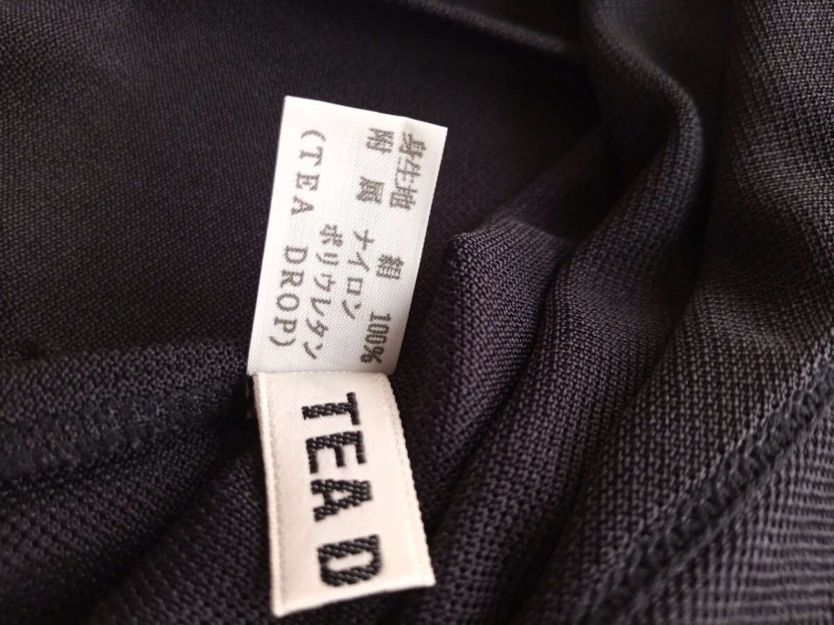 3968 ★★　TEA　DROP　シルクインナーTシャツ　サイズL　黒　新品_画像5