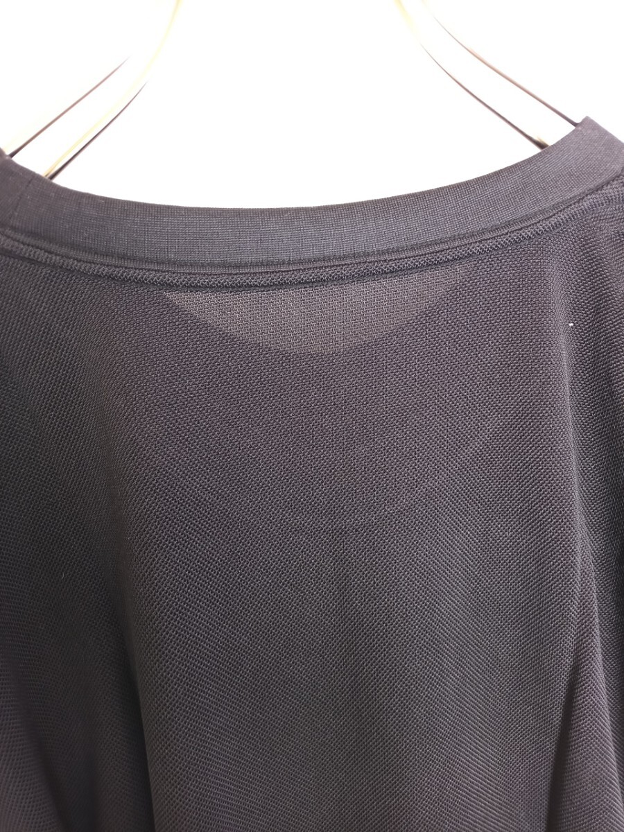 6103 ★★ TEA DROP シルクインナーTシャツ サイズL 黒 新品の画像4