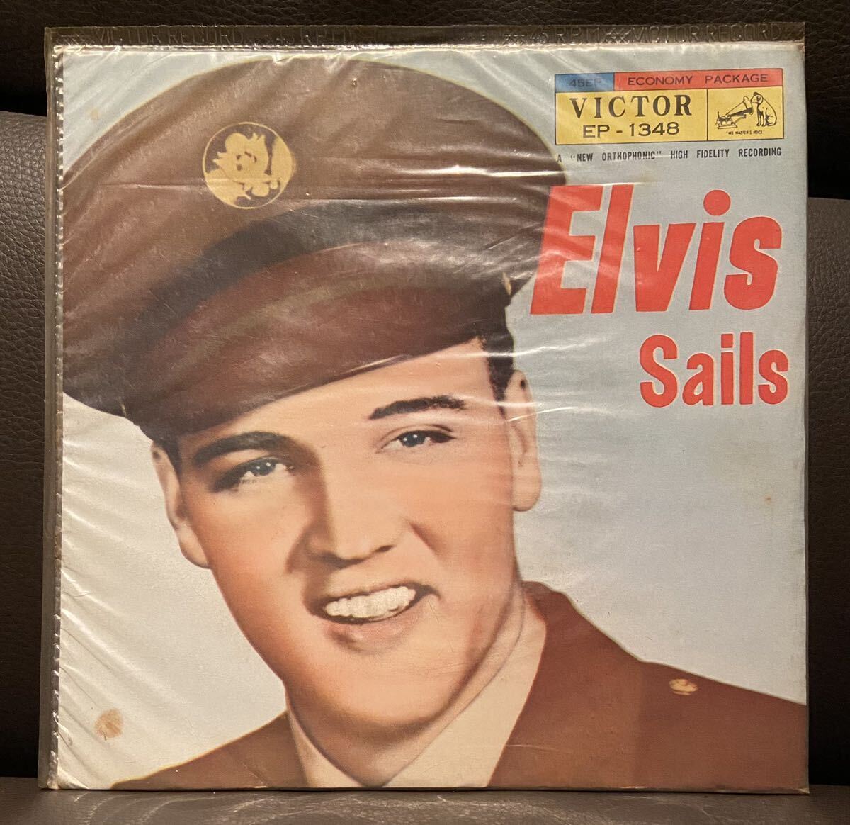 エルヴィス・プレスリー『エルヴィスの船出』5曲入りシングルレコードEP-1348 Elvis Presley / Elvis Sailsの画像1