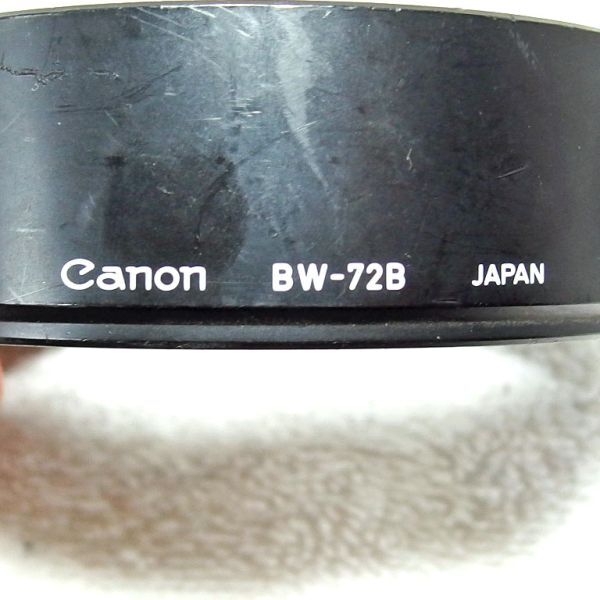 キヤノン Canon BW-72B バヨネット式 レンズフード New FD 35-105mmF3.5用（中古）_画像2