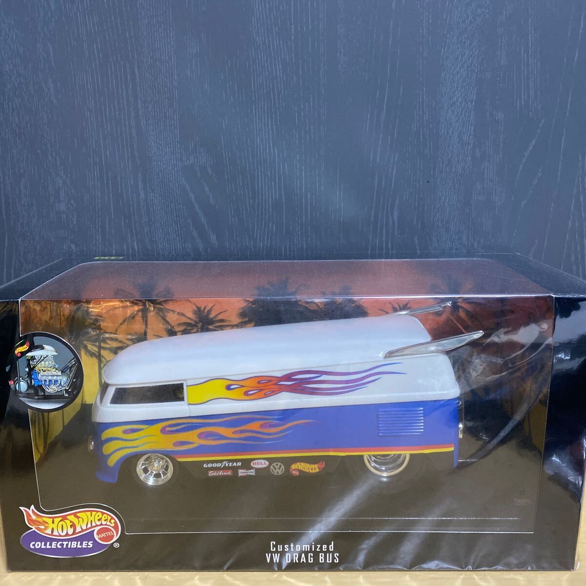 ホットウィール Hot Wheels VW Drag Bus 1/18 人気カラーの画像1