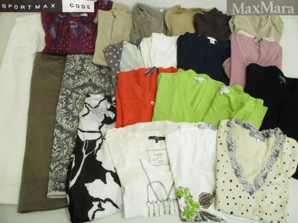 1694 MAXMARA マックスマーラ スポーツマックス いろいろ まとめて/ブランド サマーニット トップス ワンピース パンツ Tシャツ 春夏 M-Lの画像1