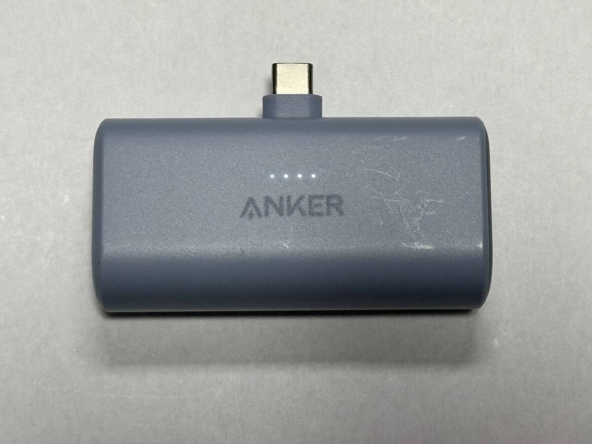 Anker Nano Power Bank モバイルバッテリー 5000mAh USB-C グレイッシュブルー_画像2