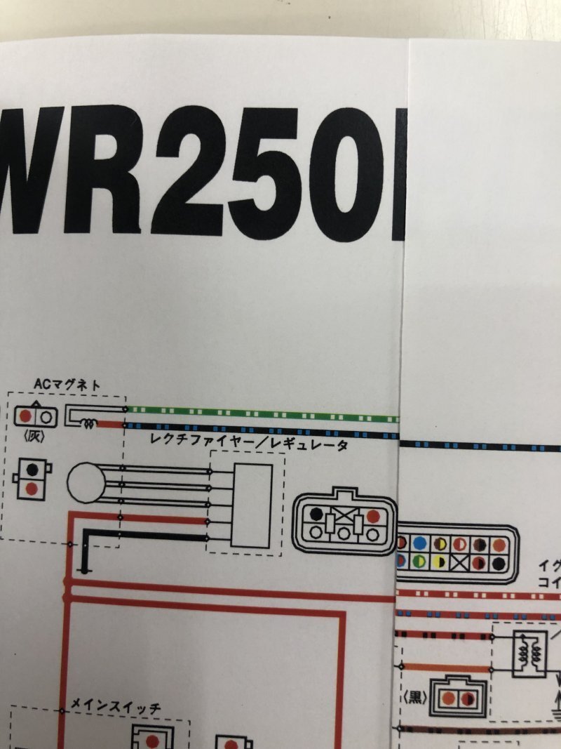 WR250R/WR250X（3D7/3D71-3D7G) ヤマハ サービスマニュアル 整備書（基本版） 新品 3D7-28197-J0 / QQSCLT0003D7の画像4