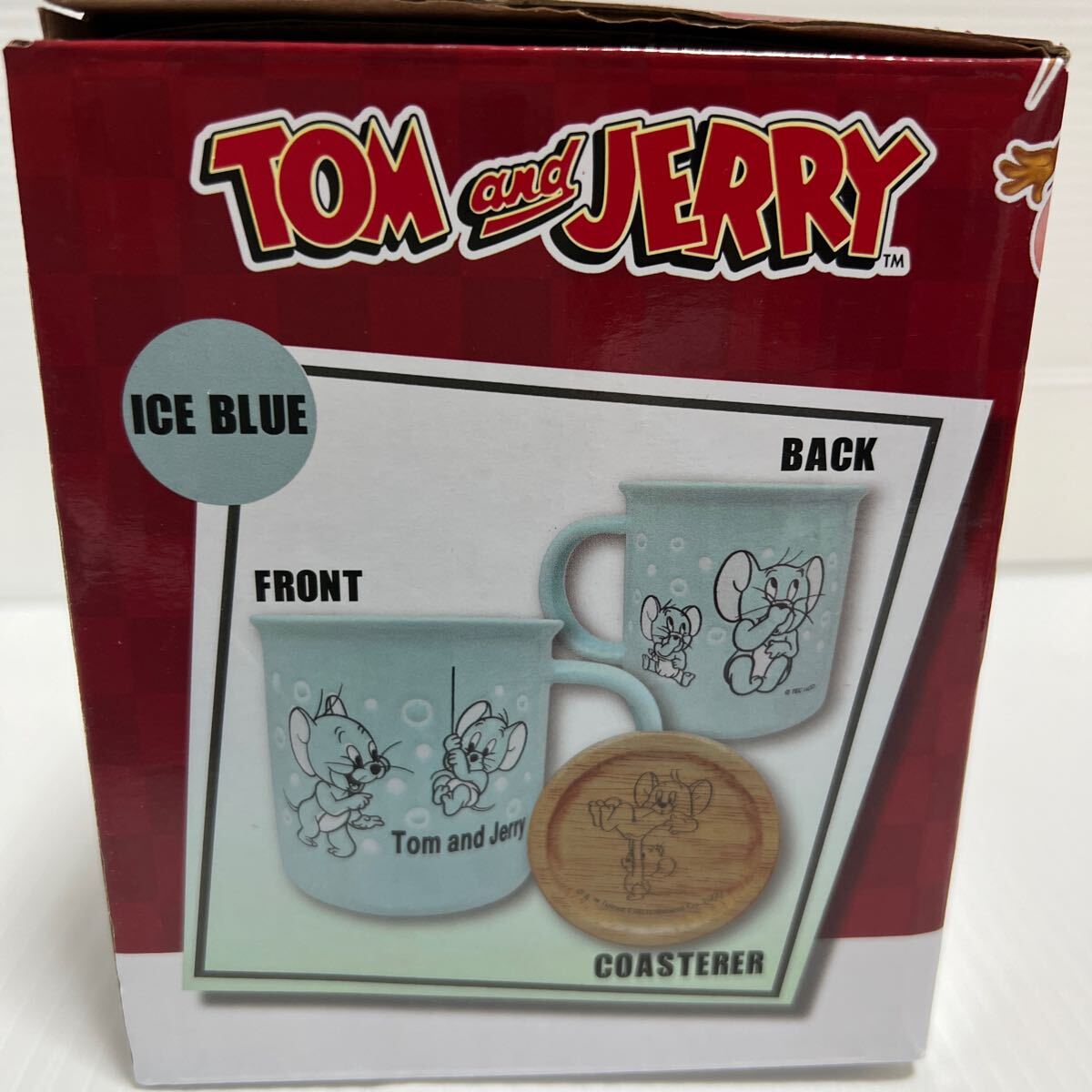 TOM and JERRY マグ&コースター ２WAY ICE BLUE 箱付き 未使用