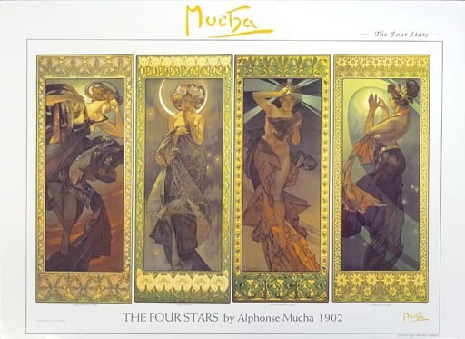 Alphonse Mucha アルフォンス ミュシャ ジグソーパズル 4つの星 THE FOUR STARS 未開封新品 やのまん 77×107cm 2014ピース No.20-Yの画像2