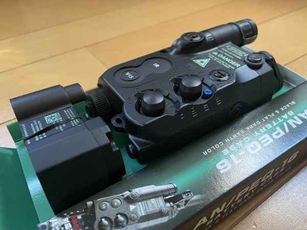 ＜AG＞ AN/PEQ-16バッテリーケース ブラック エアガン 東京マルイ_画像4