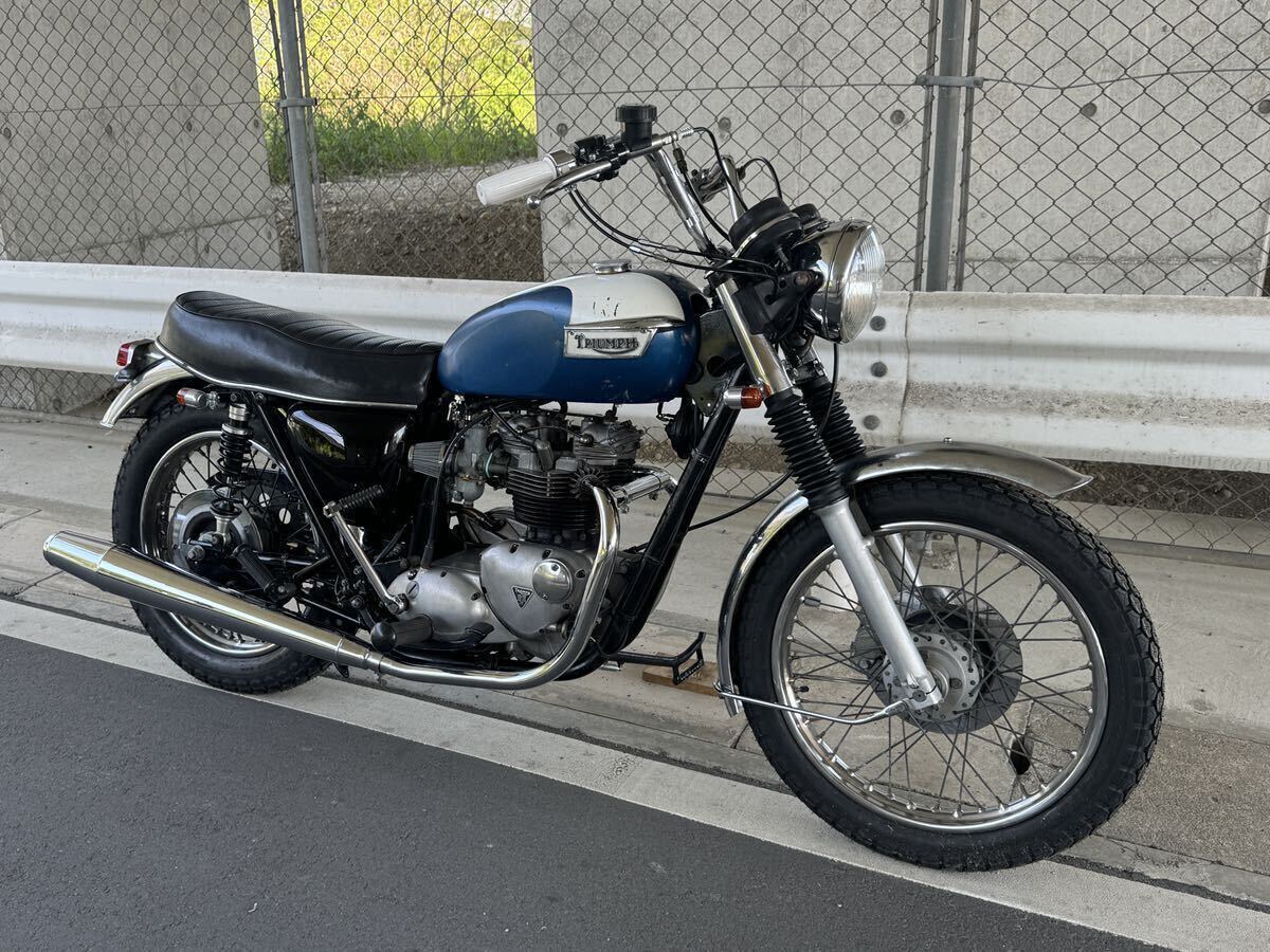 TRIUMPHトライアンフ ボンネビル T140V 1977年式 バイク 750_画像2