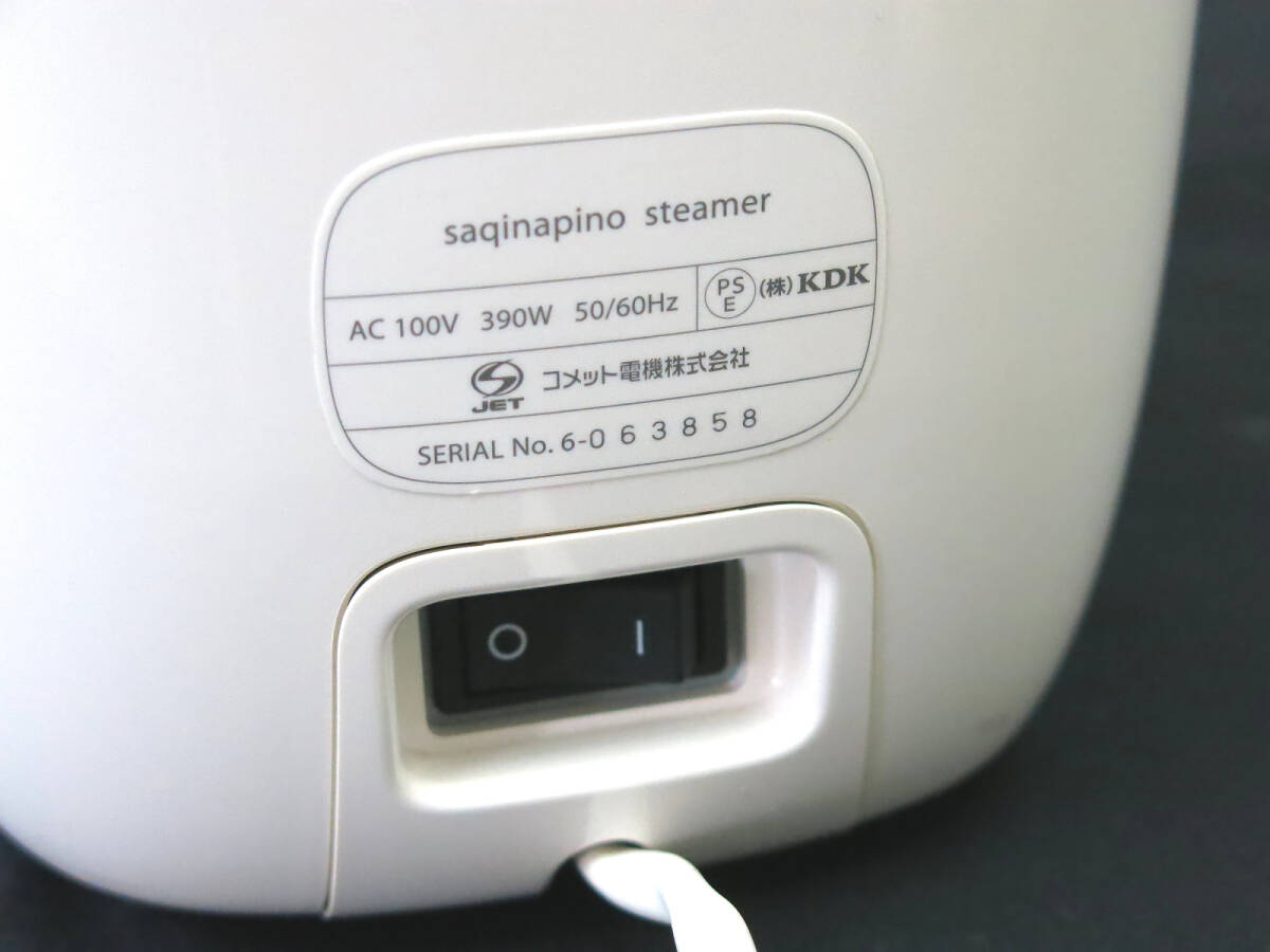 ◆saqinapino/サキナピノ◆tesla/cleaner steamer テスラ/クリーナー スチーマー 美顔器/訳ありの画像6