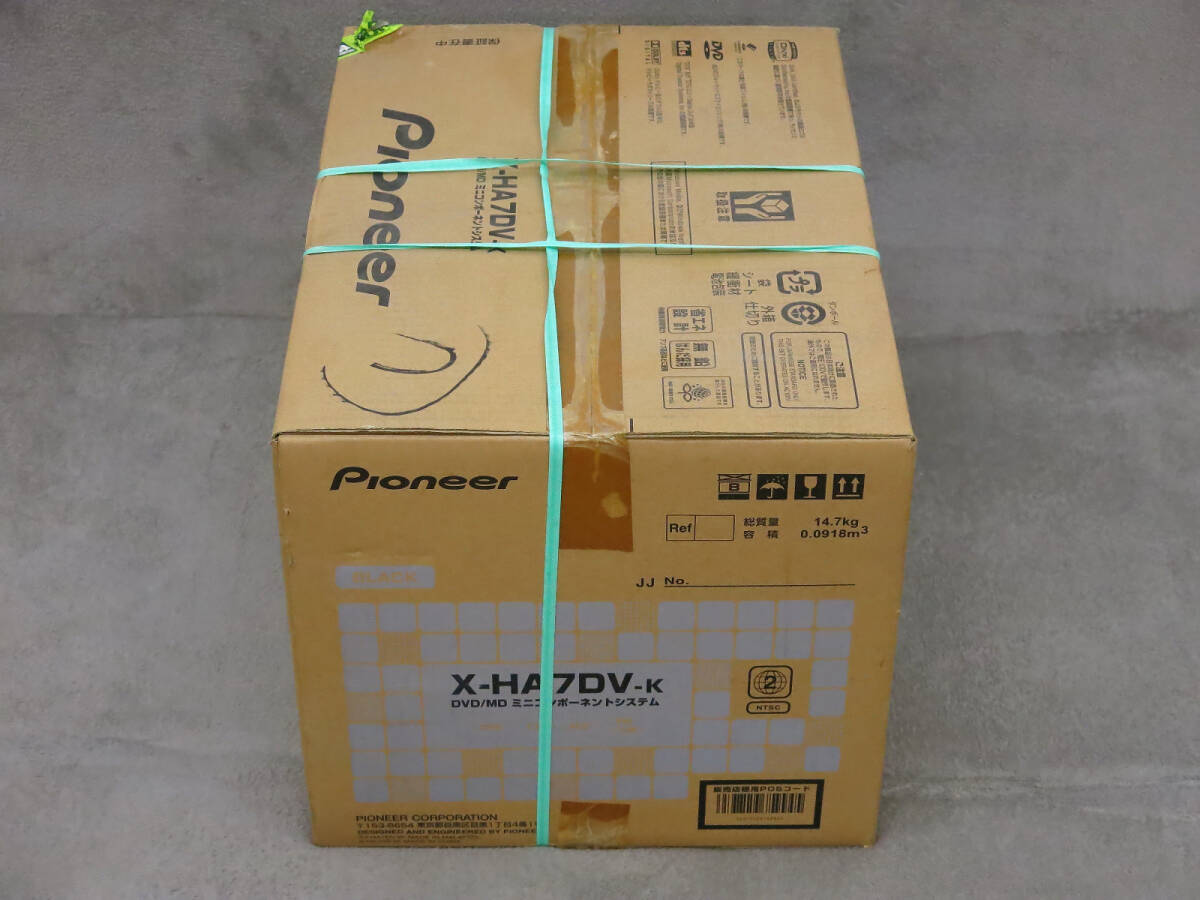  совершенно нераспечатанный *Pioneer/ Pioneer *DVD/MD мини компонент X-HA7DV-K( черный )/DivX*SACD/ неиспользуемый товар 