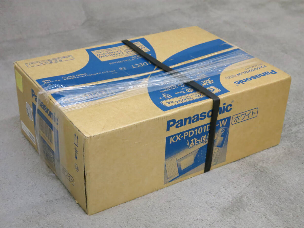 完全未開封◆Panasonic/パナソニック◆デジタルコードレス普通紙ファクス(子機1台付き) おたっくす KX-PD101DL_画像3