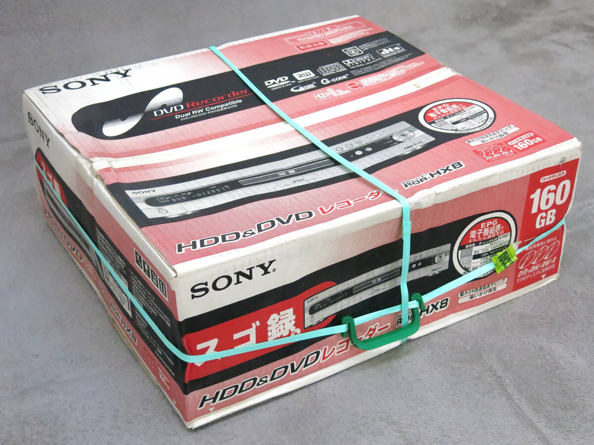  совершенно нераспечатанный *SONY/ Sony *HDD&DVD магнитофон sgo запись RDR-HX8/160GB неиспользуемый товар 
