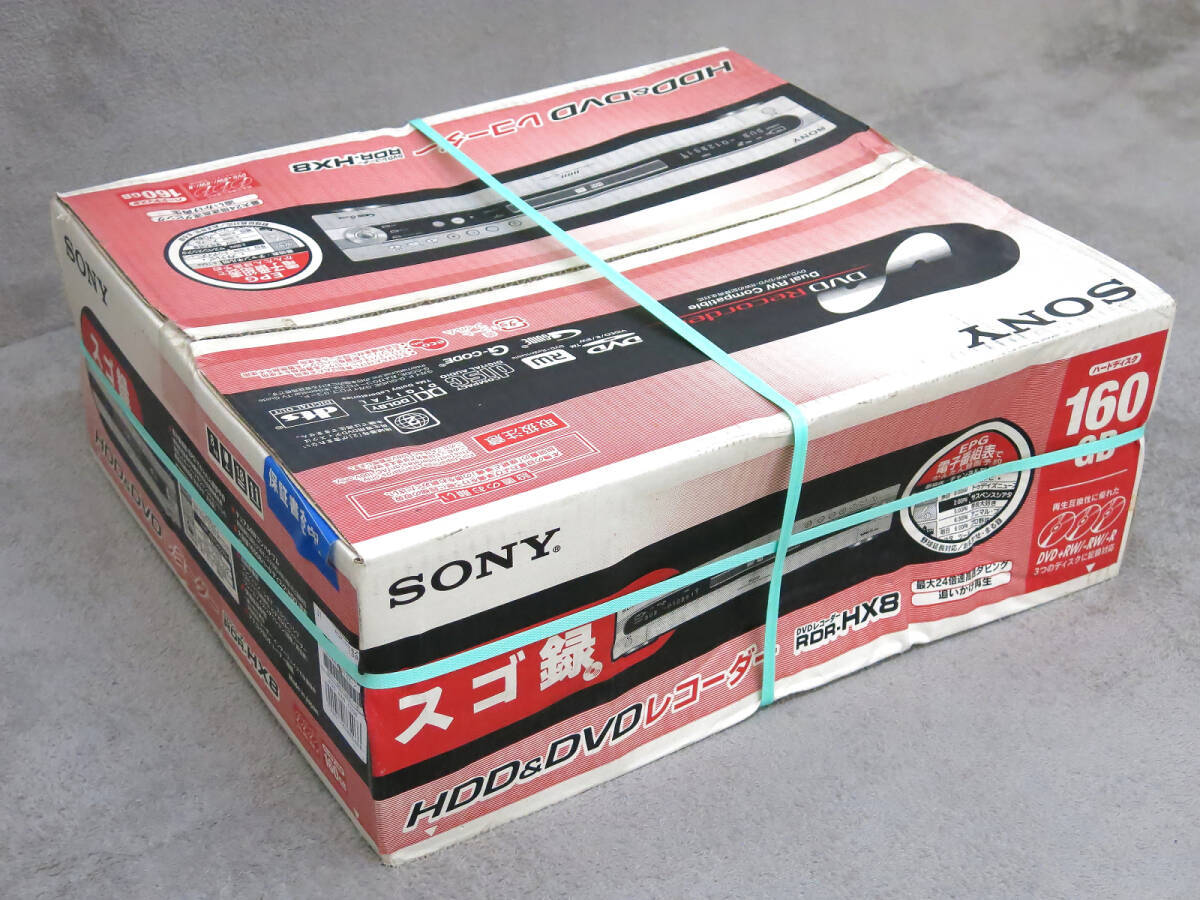  совершенно нераспечатанный *SONY/ Sony *HDD&DVD магнитофон sgo запись RDR-HX8/160GB неиспользуемый товар 