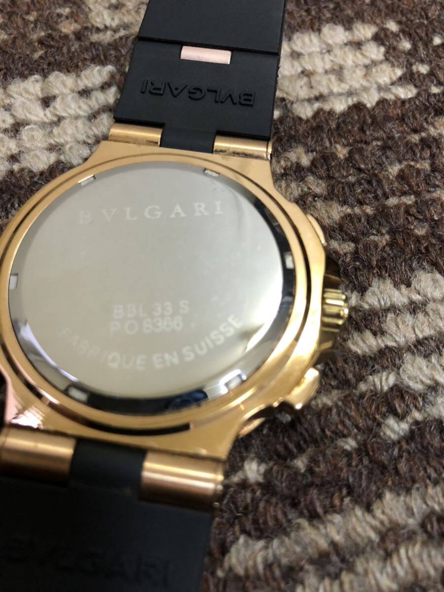 BVLGARI 腕時計 BBL33S PO8366 ジャンク　不動品　ベルト破損