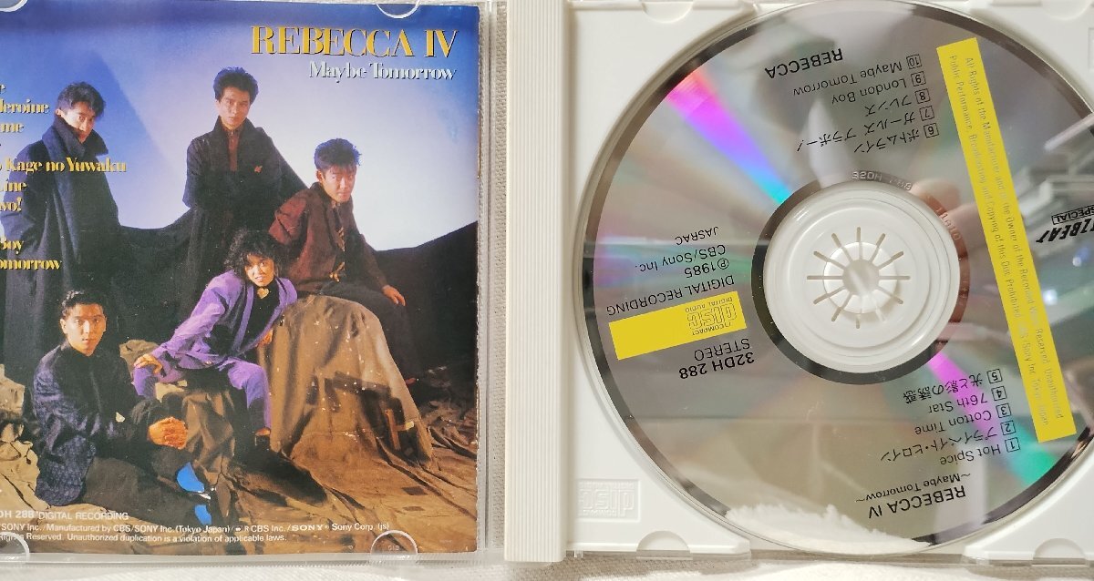 ★★レベッカ REBECCA MAYBE TOMORROW★旧規格盤 CD★10654CDN_画像5