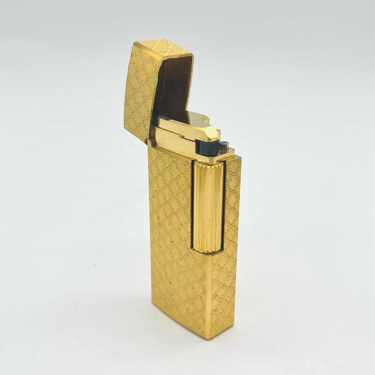 MARK CROSS マーククロス ガスライター ゴールドカラー ライター 喫煙具 かっこいい オシャレ ケース付 火花未確認 1円出品 中古品 8015 の画像2