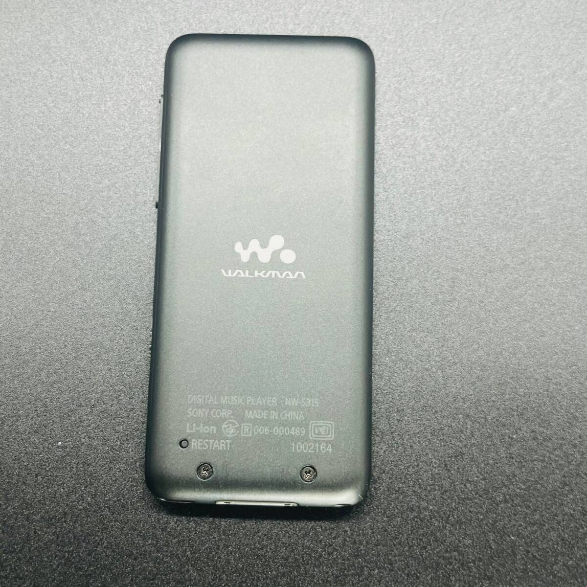 SONY ソニー NW-S315 Black ブラック 黒 Ｓシリーズ 16GB ウォークマン WALKMAN MP3 本体 音楽 ポータブルプレイヤー デジタル 8045の画像4