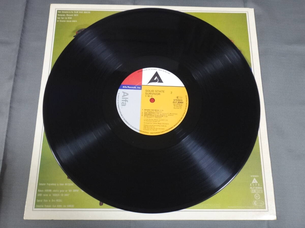YMO/SOLID STATE SURVIVOR/輸入盤/UK/12”LP/1982 ④の画像5