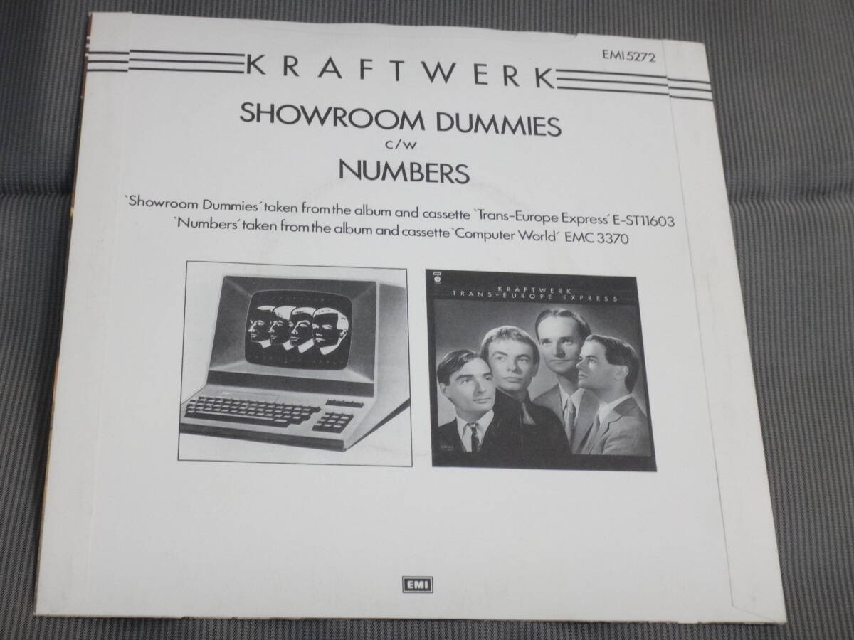 KRAFTWERK/SHOWROOM DUMMIES/輸入盤/UK/7”EP /1982 ⑥_画像8