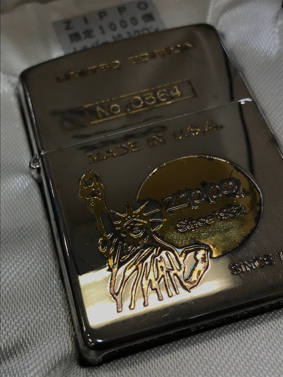 #5950 Zippo ジッポ オイルライター 自由の女神 限定 1932年 アメリカ 火花確認済 箱付きの画像2