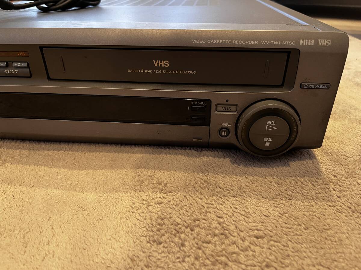 【ジャンク】SONY ソニー ビデオカセットレコーダー WV-TW1 VHS 8mm NTSC 1995年製 100V の画像3