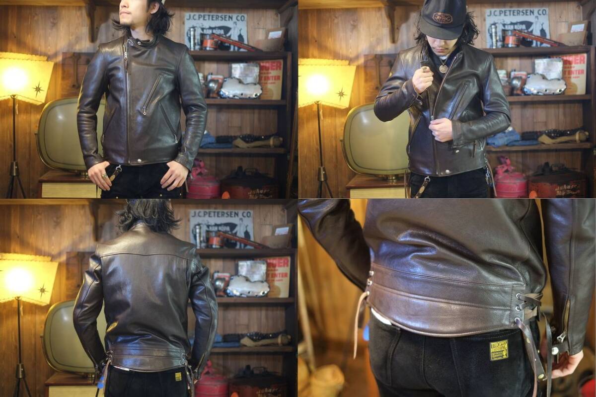 新品未使用 WESTRIDE ウエストライド OAK CANYON LEATHER JKT 新品未使用 WESTRIDE ウエストライド OAK CANYON LEATHER JKT
