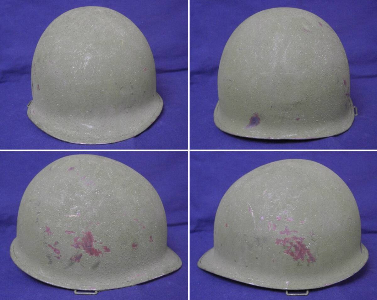 米軍 M1(M2) ヘルメット 外帽 McCord Radiator リアシーム シェル ナム戦～の画像8