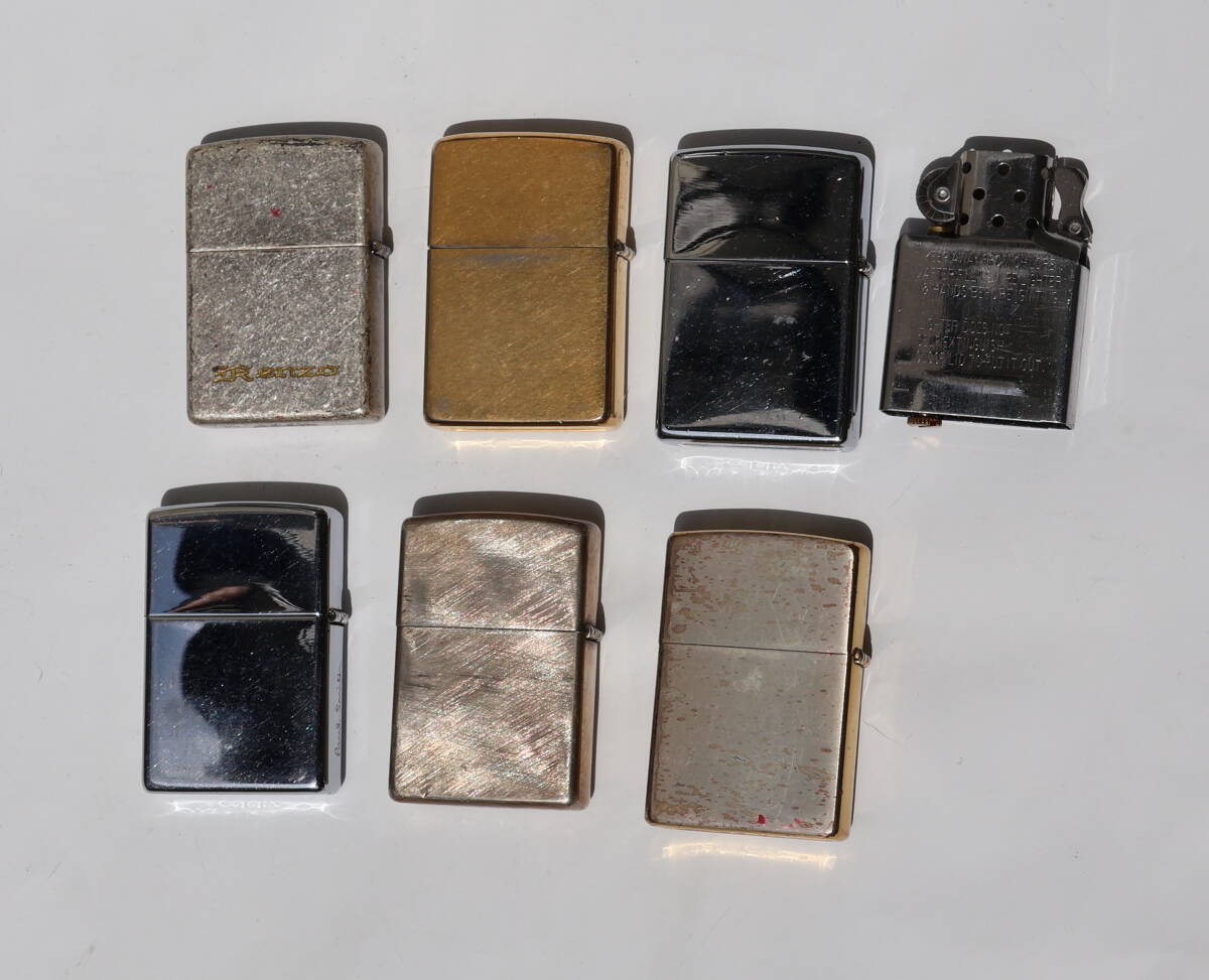  Zippo ジッポ オイルライター 6点 中身のみ 1点 合計7点 ジャンク の画像2