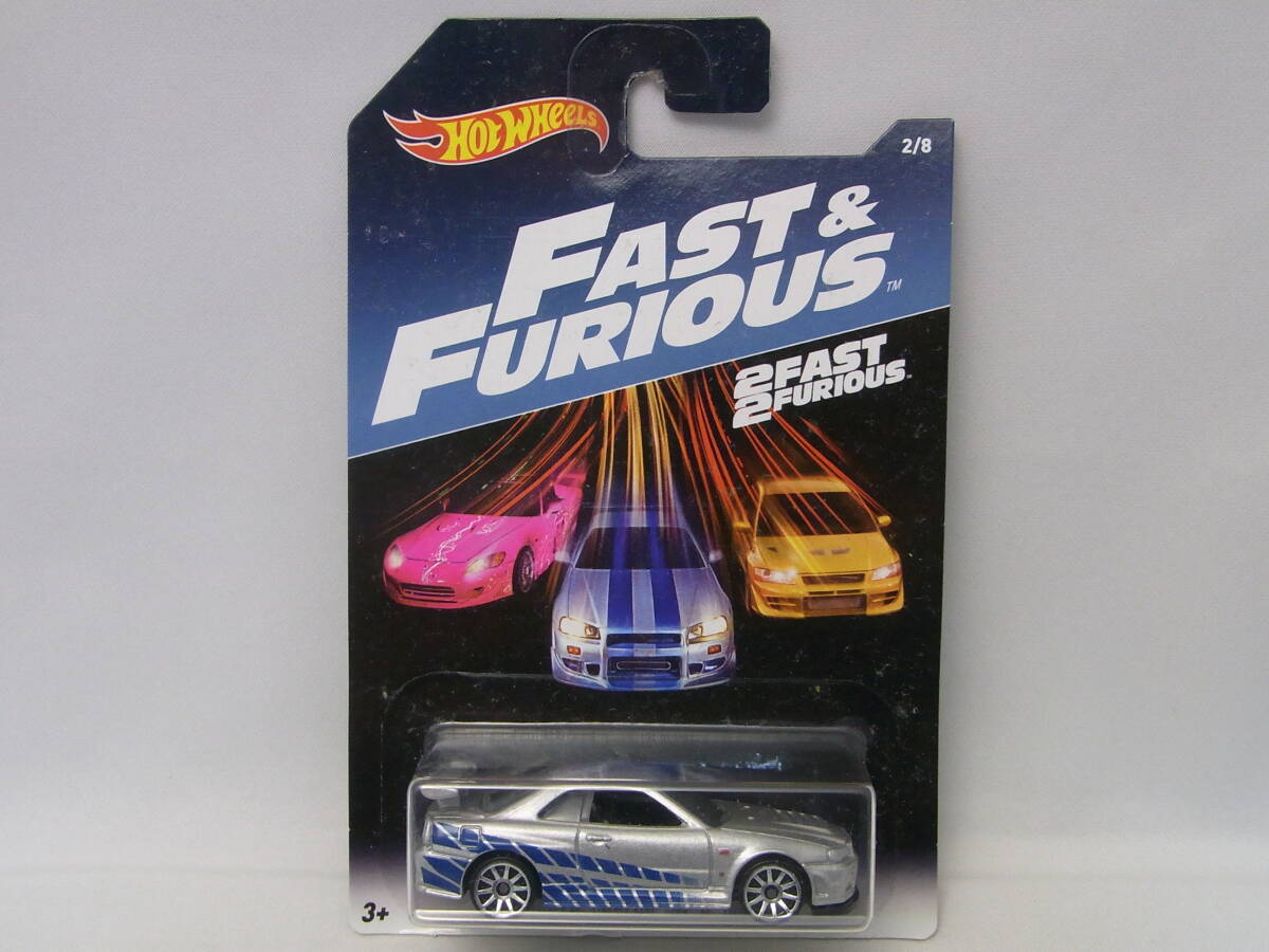 ★未開封・美品!★Hot Wheels FAST&FURIOUS 日産 スカイライン SKYLINE R34 GT-R ワイルドスピード ワイスピ