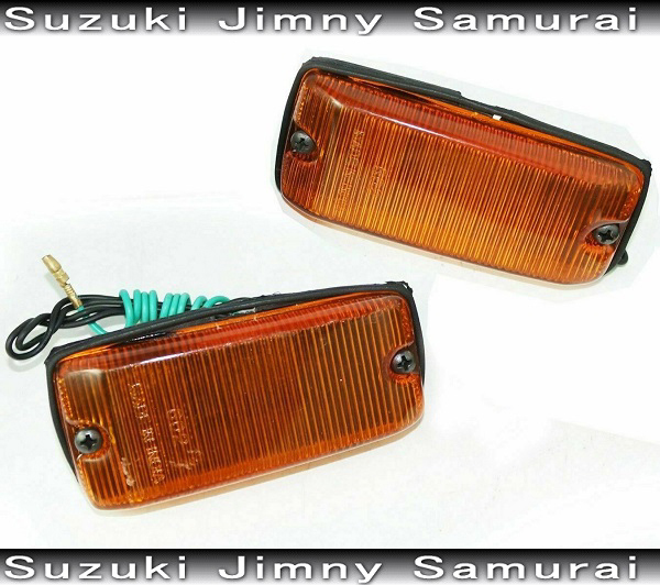 ジムニー ウィンカー サイドマーカー 左右セット 純正タイプ サムライ仕様 フロントサイドマーカー JA11 JA12 JA22 JA51 JA71 SJ30 SJ40 _画像1