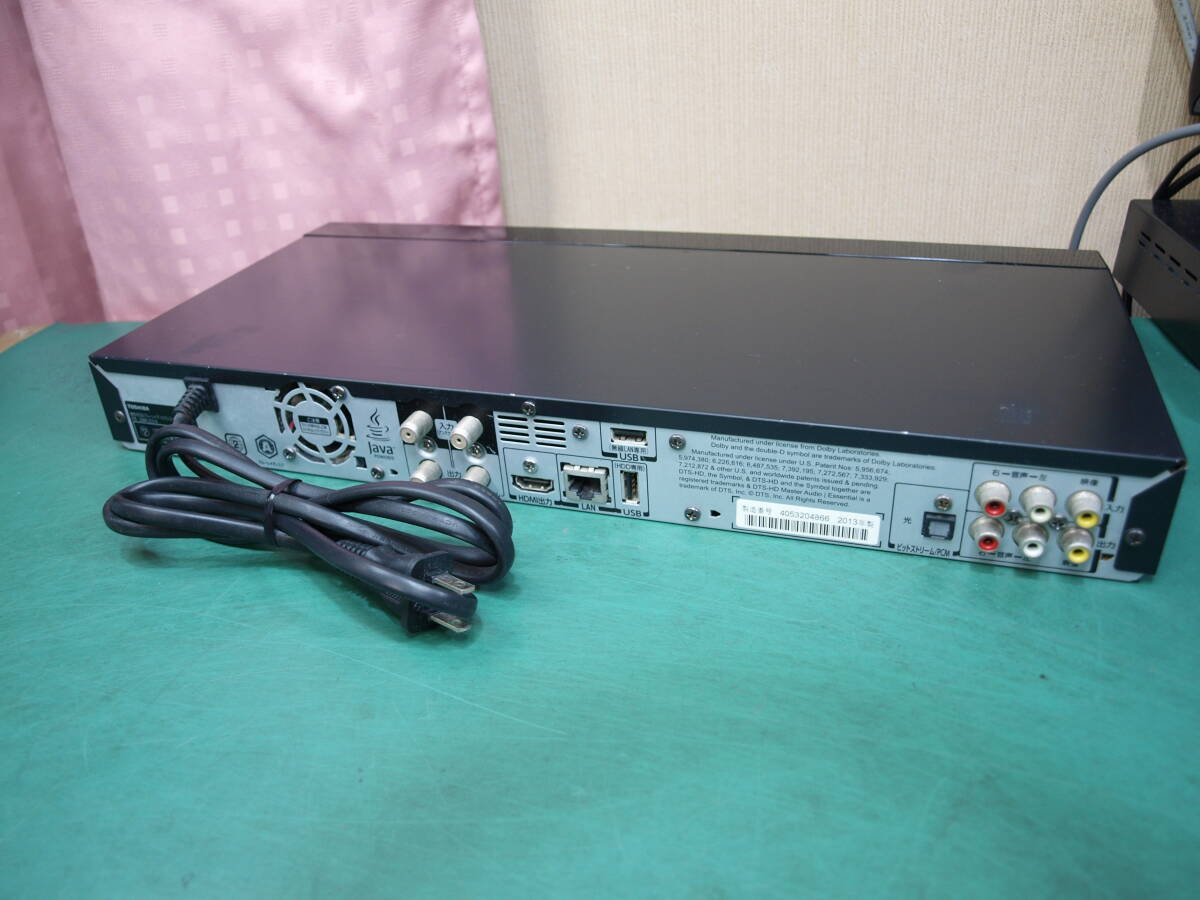 東芝500GB HDD/BDレコーダー DBR-Z310 SM9 B-CASリモコンHDMIケーブル付の画像8
