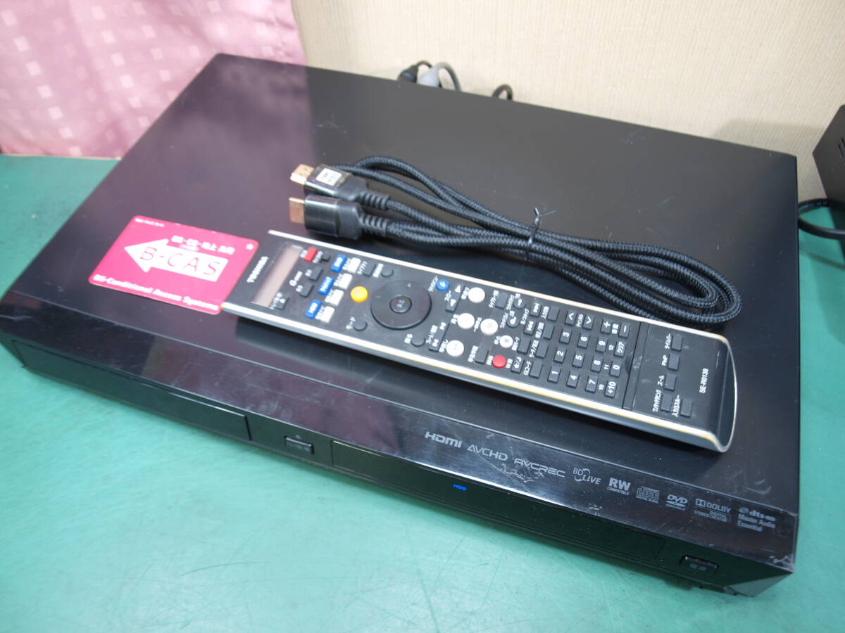 東芝 HDD/BDレコーダー D-BZ510 RM1 B-CASリモコンHDMIケーブル付の画像1