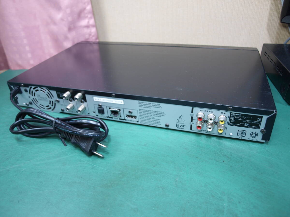 東芝 320HB HDD/BDレコーダー DBR-Z110 H02 B-CASカード付_画像8