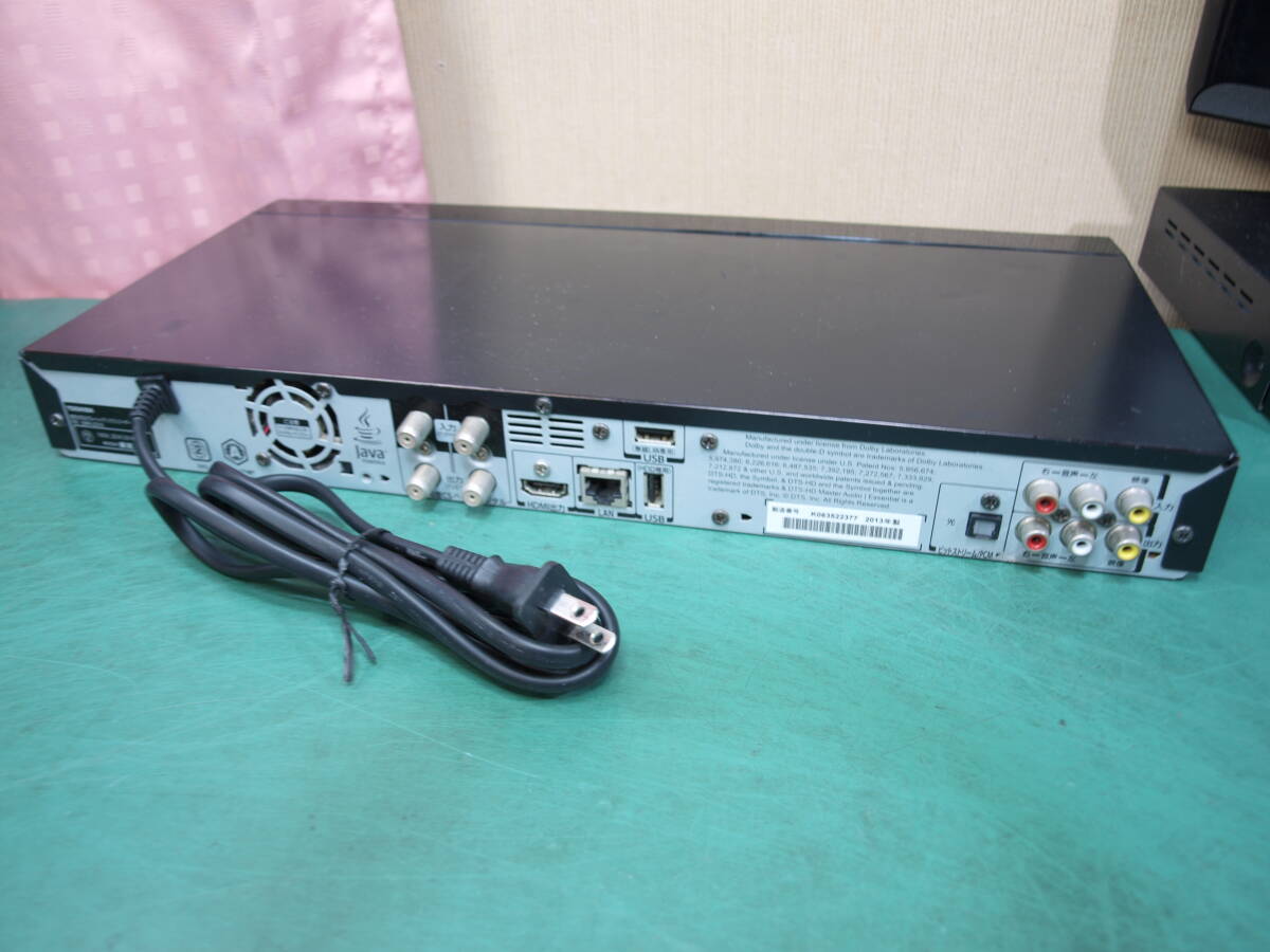 東芝500GB HDD/BDレコーダー DBR-Z310 MM3 B-CASリモコンHDMIケーブル付の画像8