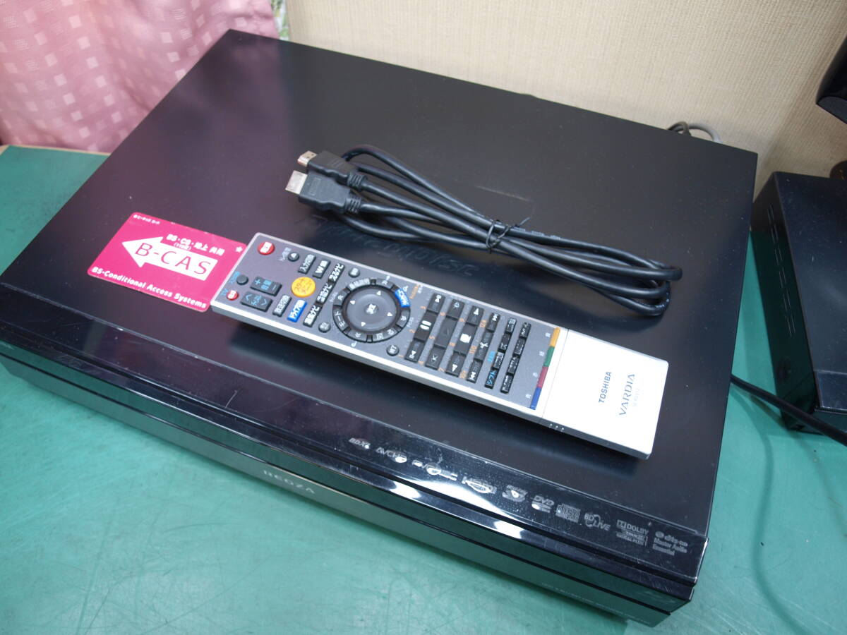 東芝1TB HDD/BDレコーダー DBR-Z150 RM3 B-CASリモコンHDMIケーブル付の画像1