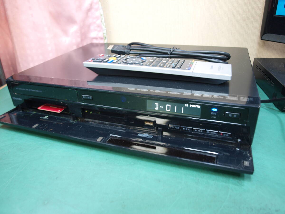 東芝1TB HDD/BDレコーダー DBR-Z150 RM3 B-CASリモコンHDMIケーブル付の画像3