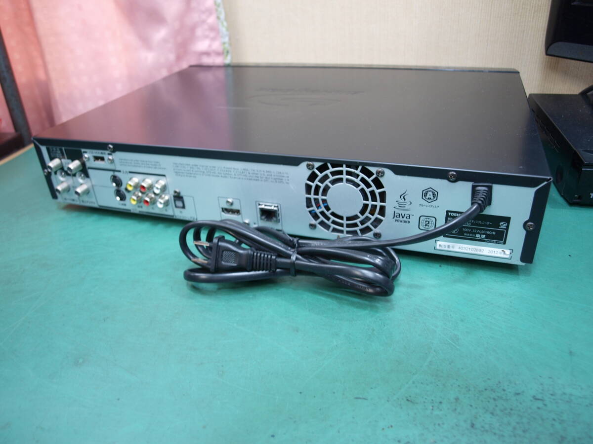 東芝1TB HDD/BDレコーダー DBR-Z150 RM3 B-CASリモコンHDMIケーブル付の画像9