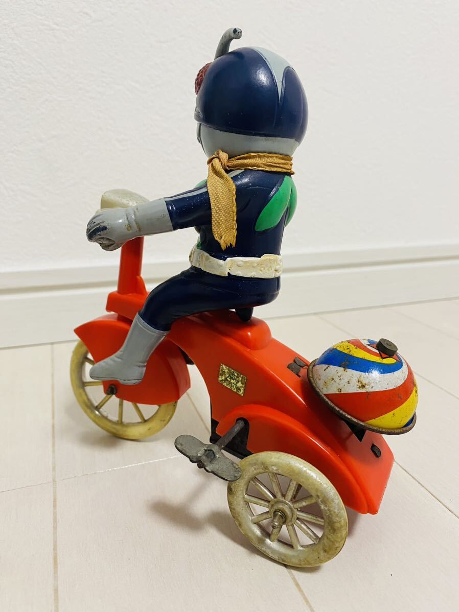 当時物16cm 仮面ライダー 三輪車_画像5