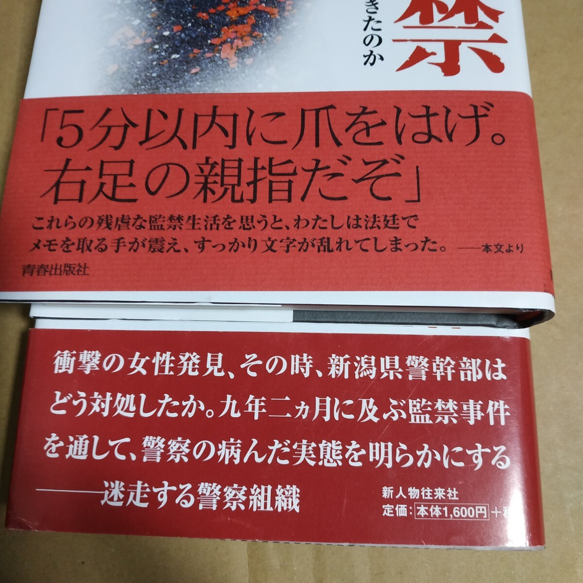 少女監禁2冊 少女監禁(新潟少女監禁事件 小倉少女監禁事件 北九州一家連続殺人事件)/佐木隆三 新潟少女監禁事件 送料230円 検索→数冊格安_画像3