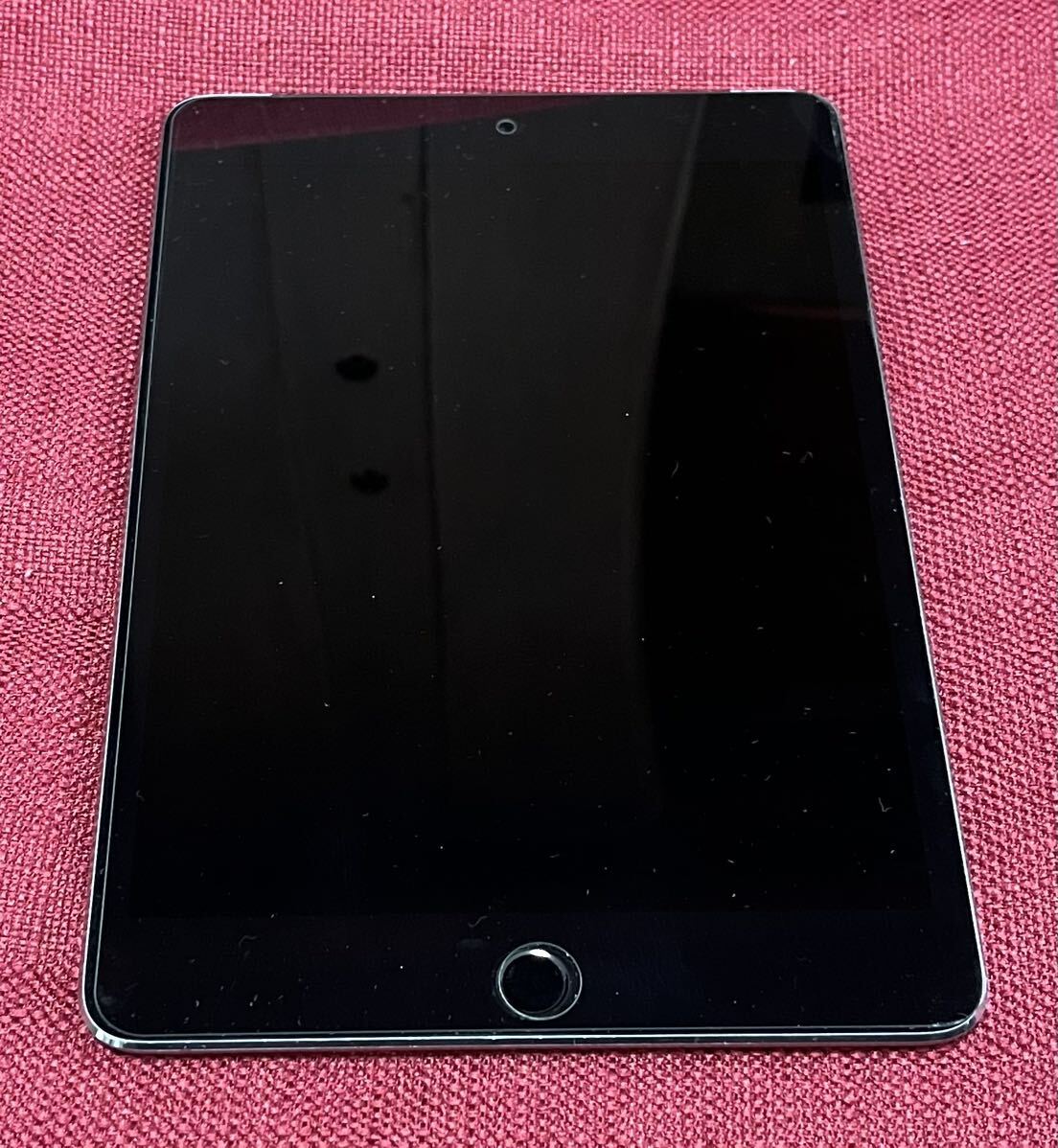 Apple iPad mini 4 16GB スペースグレー au○判定 A1550/Wi-Fi/Cellular/タブレット/本体/充電器の画像2