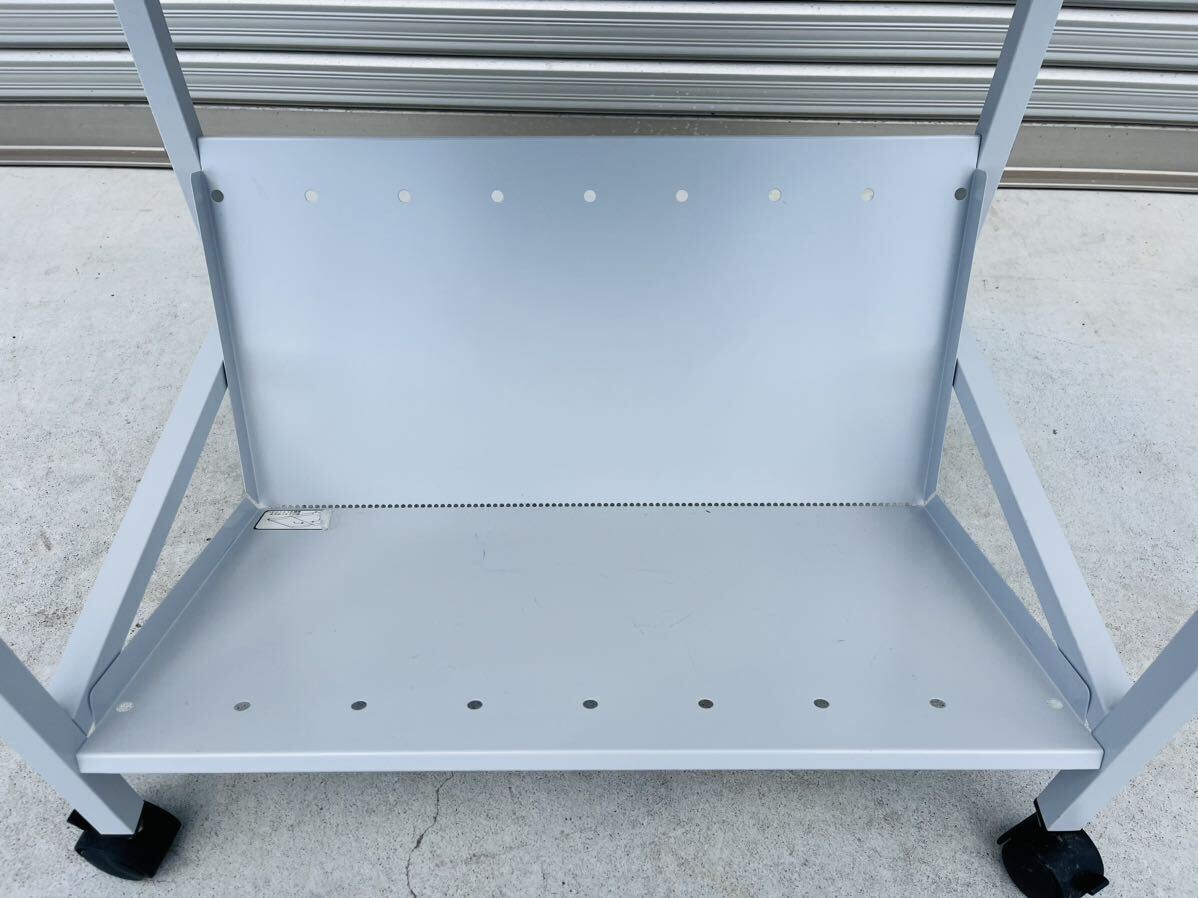  Iwate present condition outright sales tabletop attaching file Wagon (2) 1 step with casters . white Wagon file storage agricultural machinery and equipment . Yahoo auc shop 