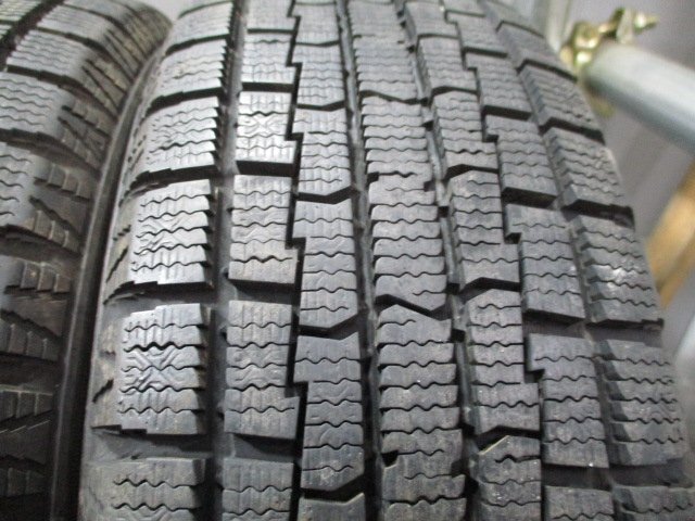 R380　中古タイヤ スタッドレス 155/65R13 ×4.00B +45 アルミ 深溝冬4本セット！2022年 BS VRX 法人宛/営業所止め送料無料 アルト エッセ_画像8