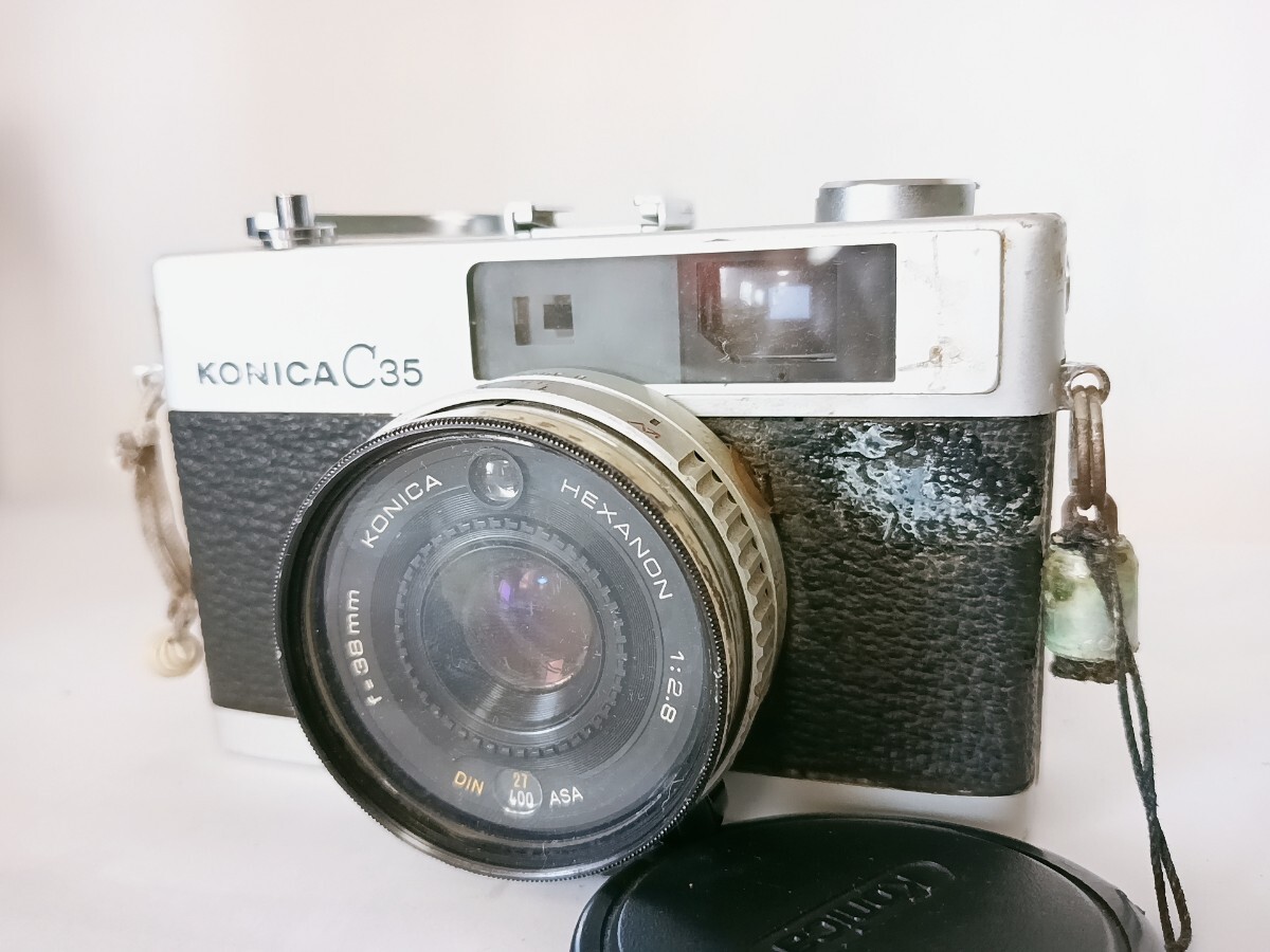 ★実用品★ KONICA コニカ C35 コンパクトフィルムカメラ #381_画像1