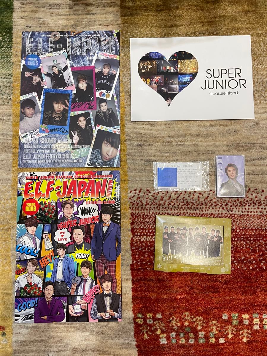 SUPER JUNIOR E.L.F-JAPAN MAGAZINE 会報 グリーティングカード