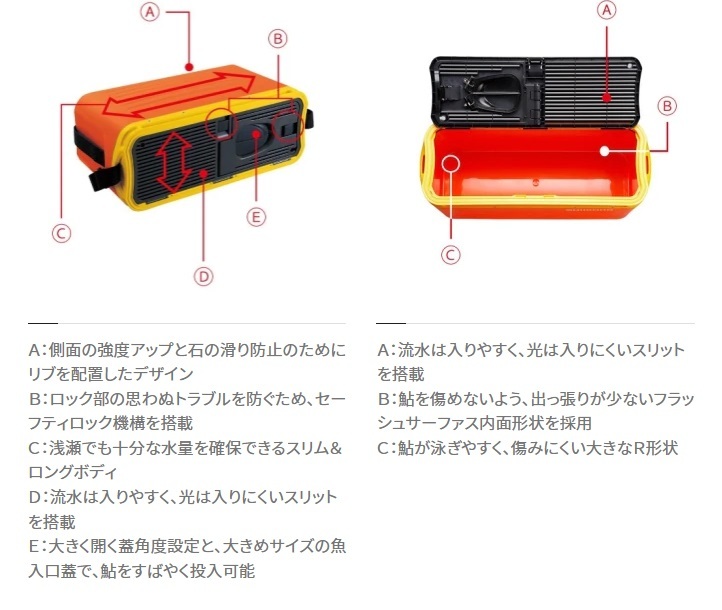  Shimano * ящик для наживки R OC-012K( orange )