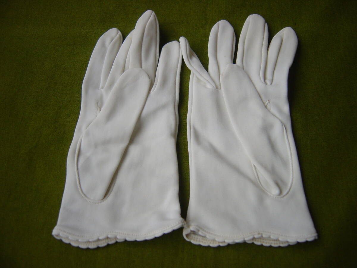手袋　3双セット　夏用　メッシュ　白　訳あり　未使用　長期自宅保管品